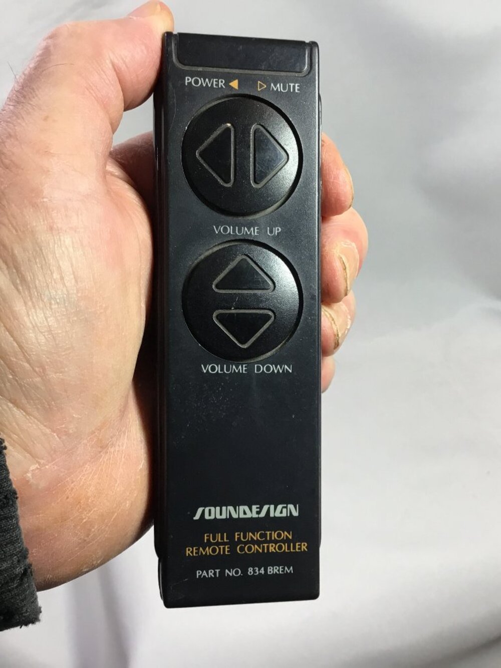 OEM Soundesign OEM 834 BREM Remote Control Vintage Audio Replacement